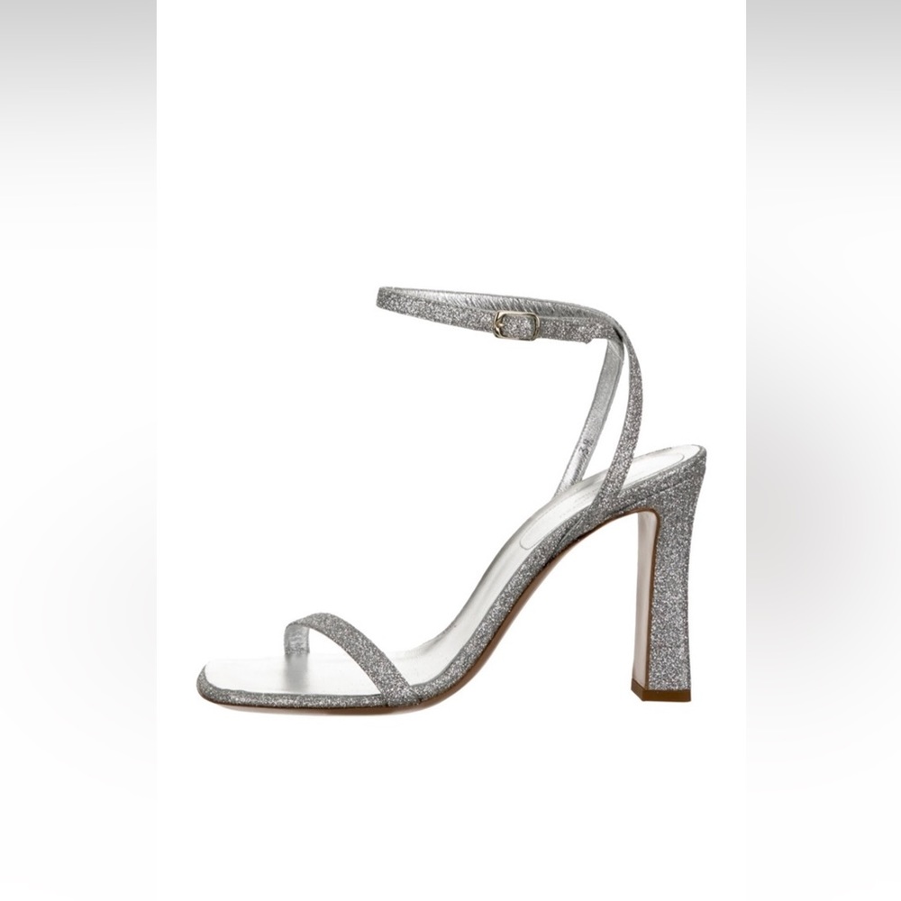 Dries Van Noten glitter ankle-strap sandals